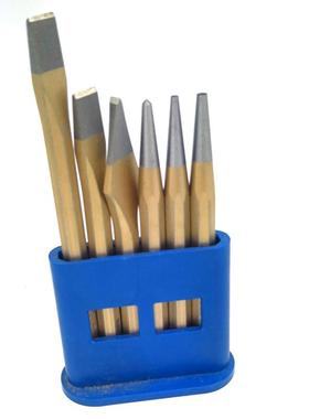 德国兰士德RENNSTEIG  6支套装尖扁头多功能钢凿  421000