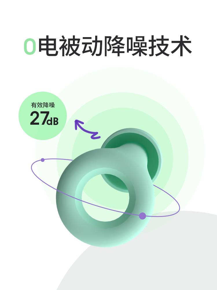 Loop降噪耳塞宁静款硅胶防噪音隔音宿舍睡眠睡觉学习专用防吵神器 居家日用 隔音耳塞 原图主图