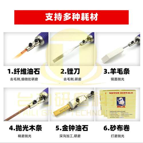 新款台湾力全UAR-20气动往复超声波前后锉刀机省模抛光打磨研磨机