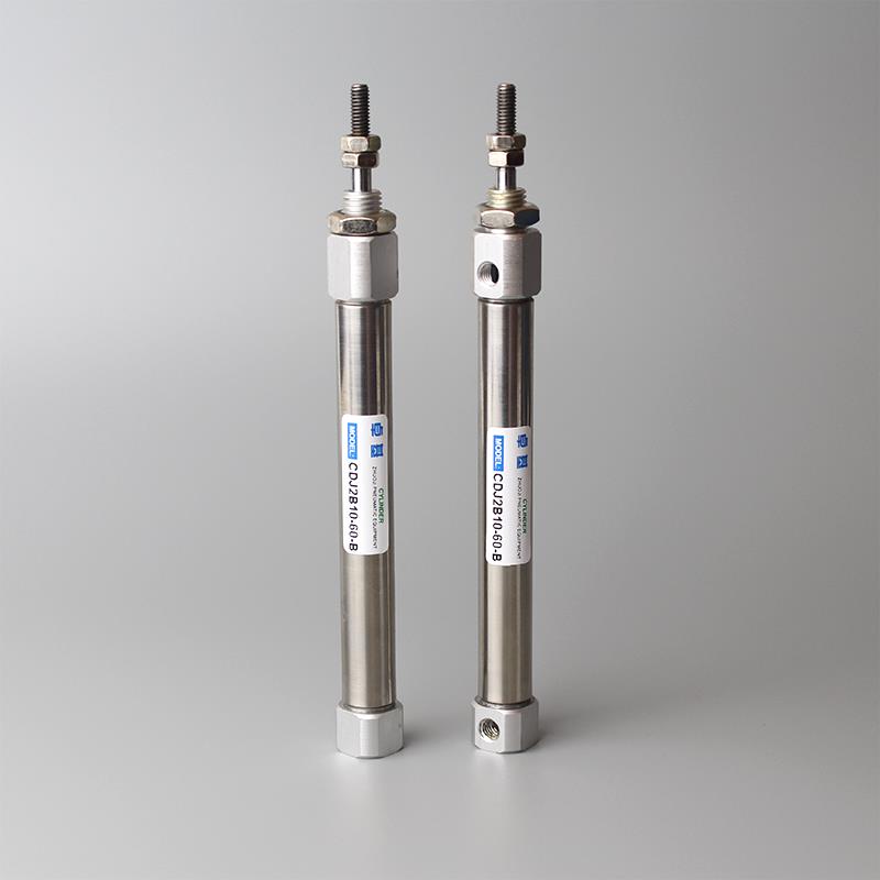 不锈钢小型迷你气缸PB10/CDJ2B10-10/15/20/25/30/40/50/100-B