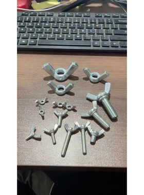 。GB62.2镀锌蝶形螺母美制元宝羊角手拧螺丝螺帽蝴蝶型M3M4M5M10M
