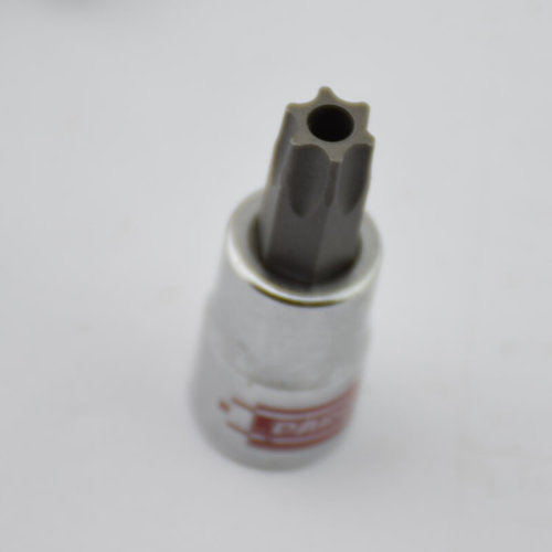 。美国PARD 1/4星型旋具套筒T8-T40 有孔 花型 梅花 批头 S2