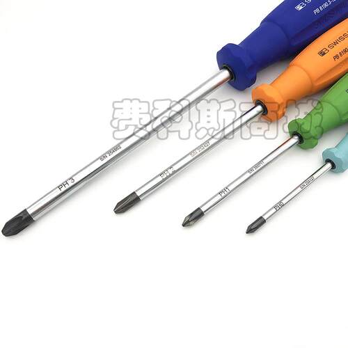 瑞士PB Swiss Tools彩色十字螺丝起子PB 8190 RB原装进口防滑耐磨