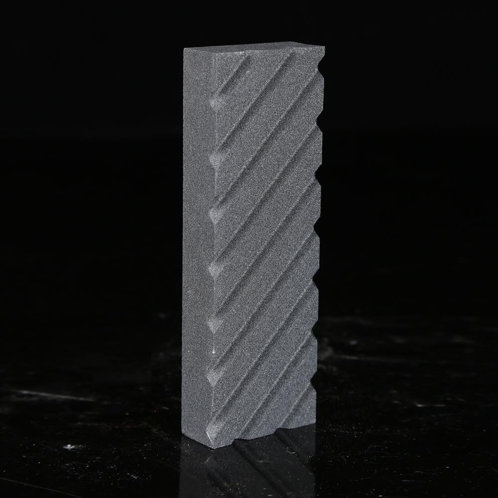 修正石黑碳化硅带槽油石磨刀石砥石黑碳黑带槽300目粗磨找平修平