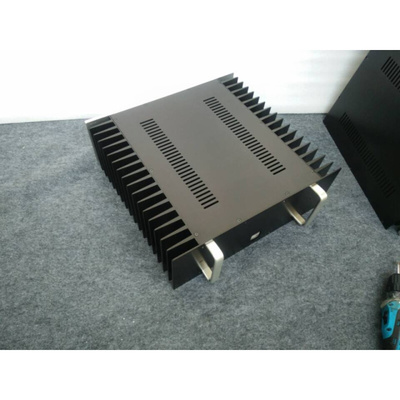 。加厚散热器 4315F 甲类全铝功放机箱 全铝机箱