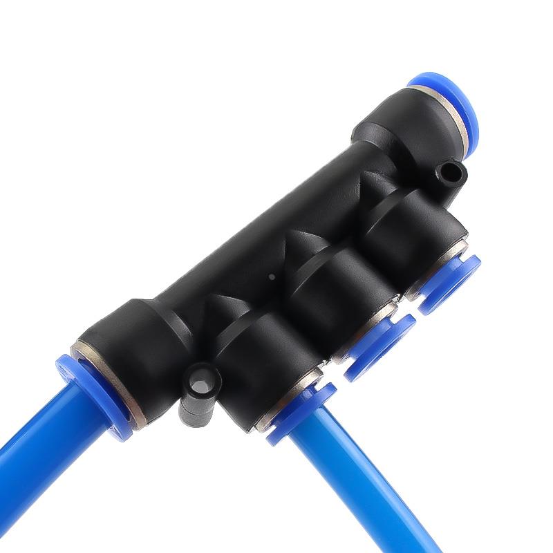 快速接头PKG变径五通6-4 8-6 10-8 12-10气管快插直通 大小头变径