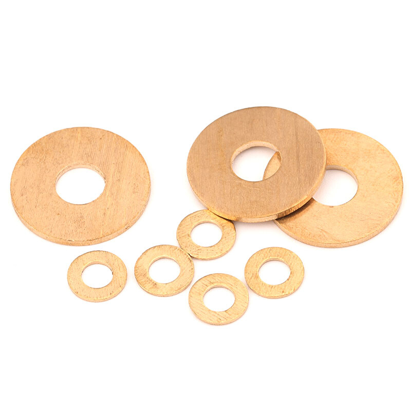 。环保黄铜垫片铜垫圈平垫纯铜介子M2M3M4M5M6M8M10M12M14M16M18M