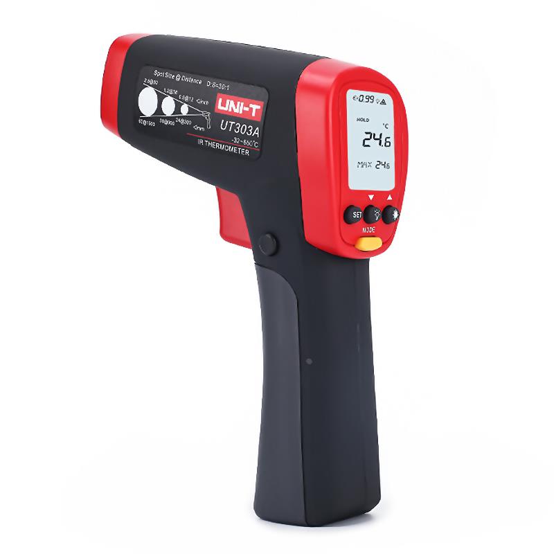优利德测温枪UT300S红外线测温手持式高精度工业用测油温水温仪