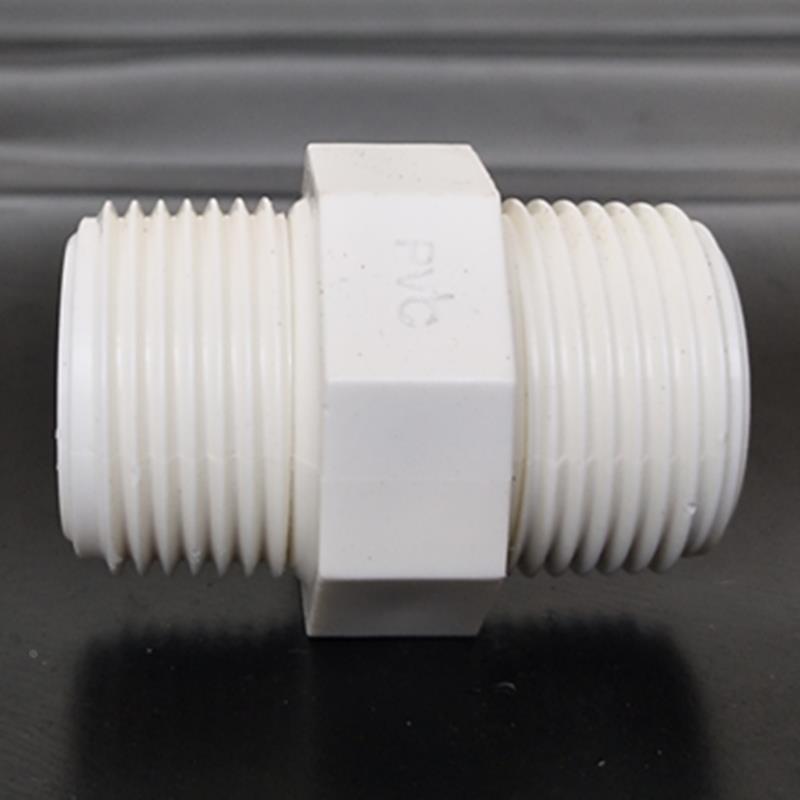 PVC对丝直接 双外螺直通双外牙接头双外丝直接双头螺纹 对丝 内接