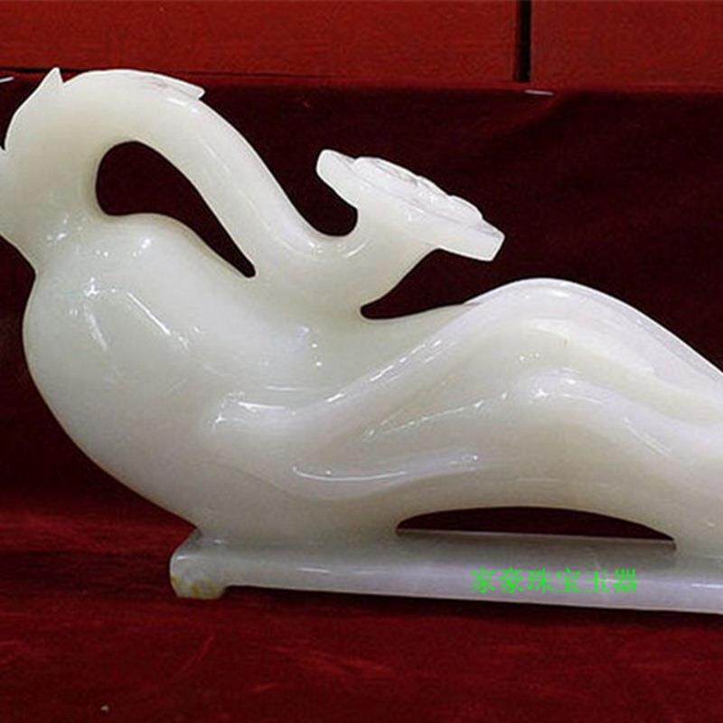 阿富汗白玉人生如意摆件客厅玄关家居工艺品摆设