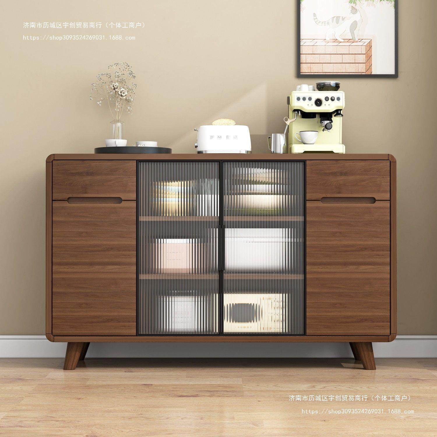 实木美式餐边柜客厅储物柜一体靠墙斗柜橱柜新中式茶水柜矮柜碗柜,鲜花速递/花卉仿真/绿植园艺,其它园艺用品,淘宝优惠券,粉丝福利购,淘宝优惠卷