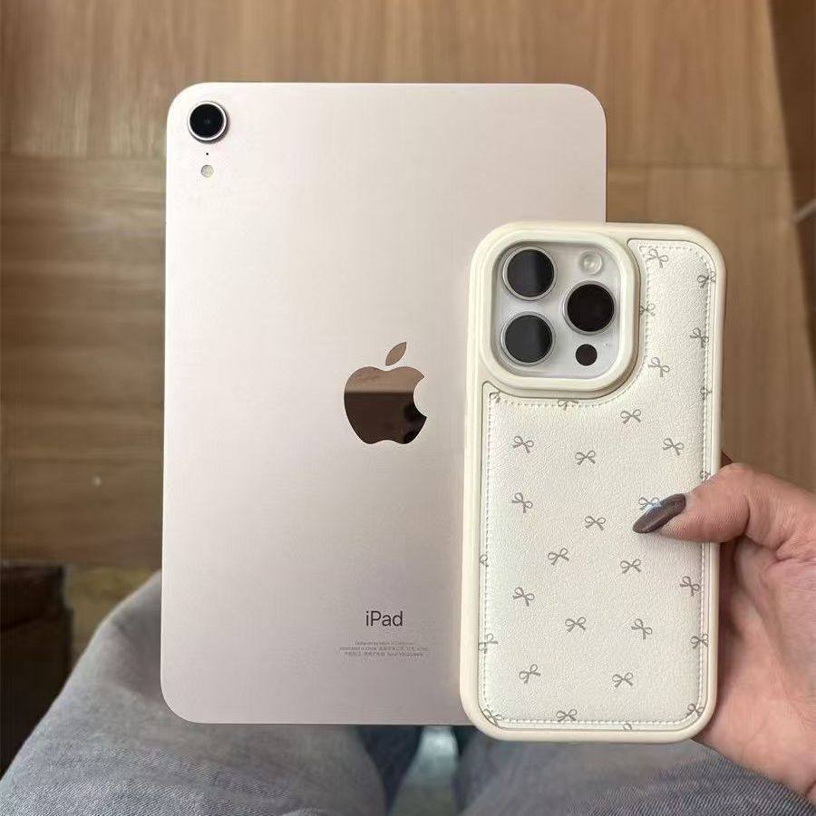 ins蝴蝶结适用苹果16promax手机壳iphone15新款1