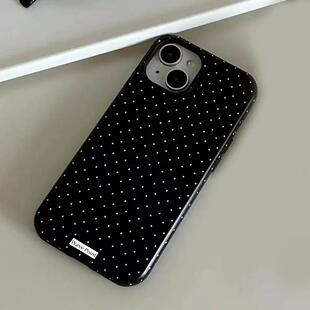 适用苹果iPhone16promax手机壳简约波点17pro全包15plus防摔14pro保护套13/12/11黑色个性7/8Pxrxsmax果冻壳