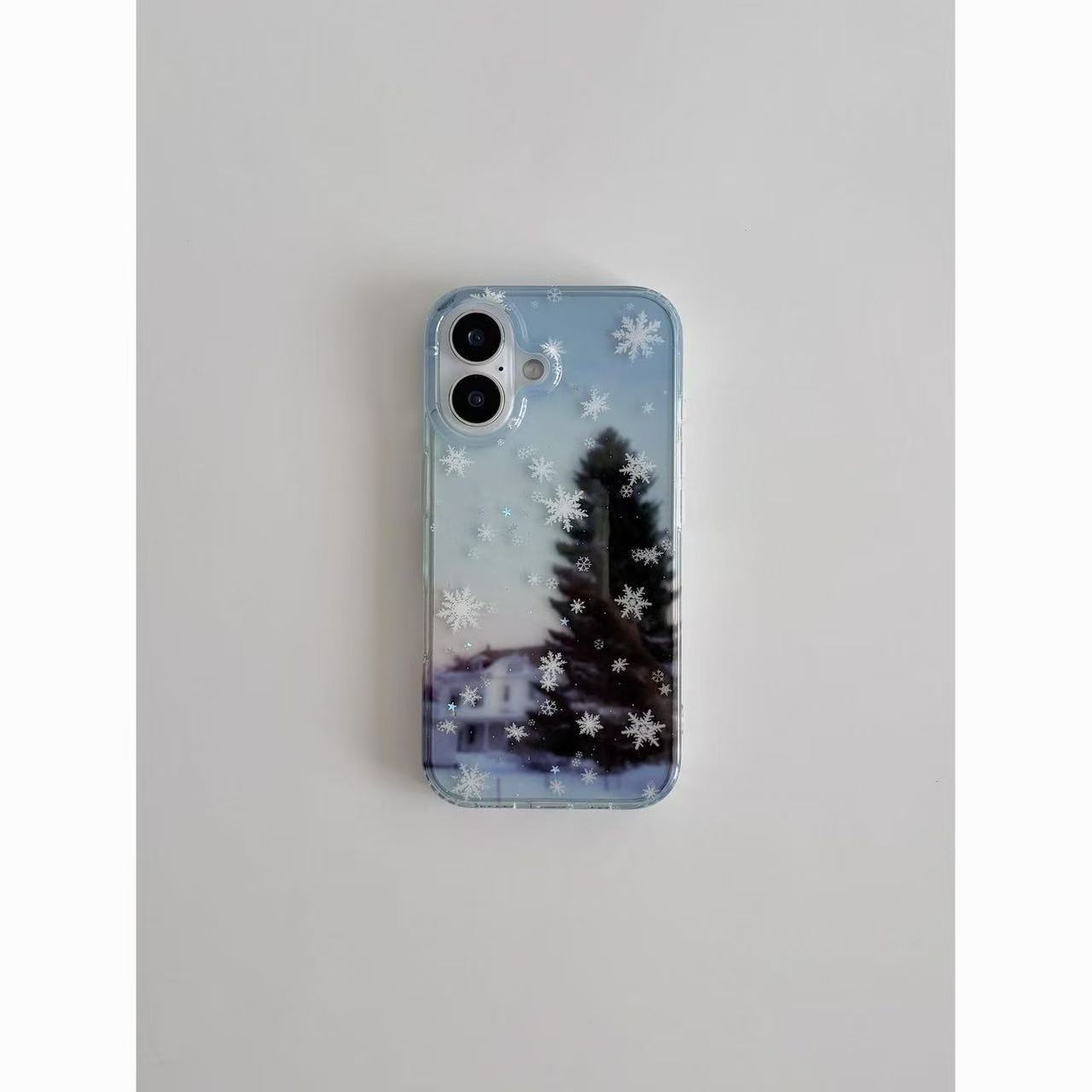 苹果iPhone雪花圣诞树防摔壳
