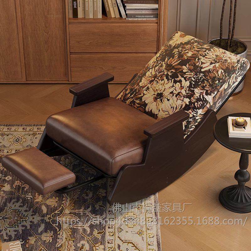 拉车套罩实木摇摇椅复古躺椅阳台单人沙发椅家用客厅休闲椅可睡可,电子元器件市场,LED反光杯,淘宝优惠券,粉丝福利购,淘宝优惠卷