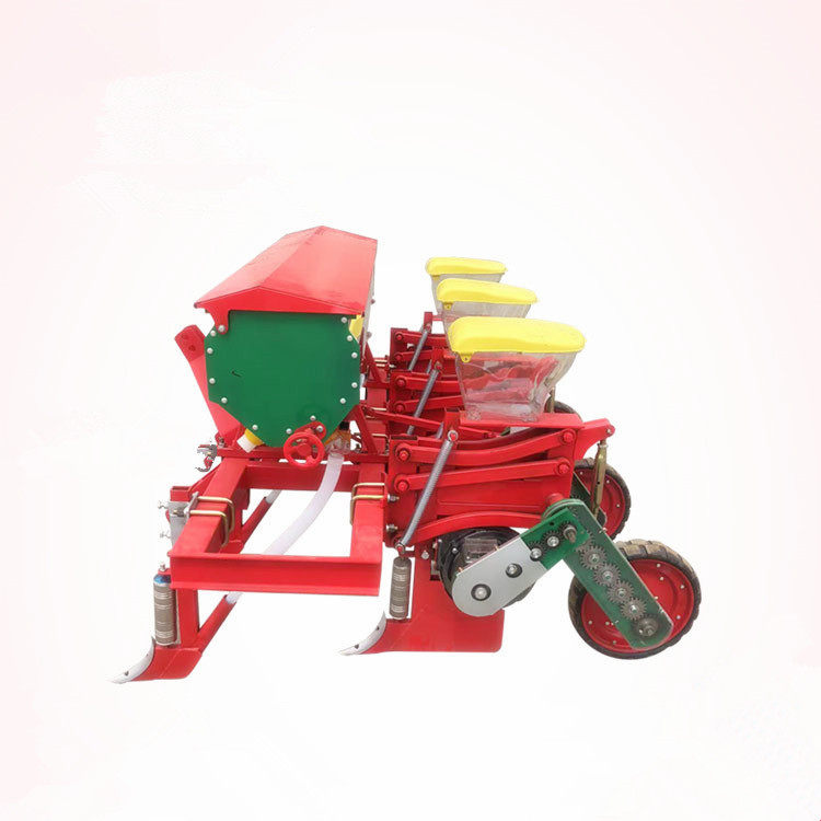 3行玉米播种机   精密玉米施肥播种机红日机械悬浮式播种机