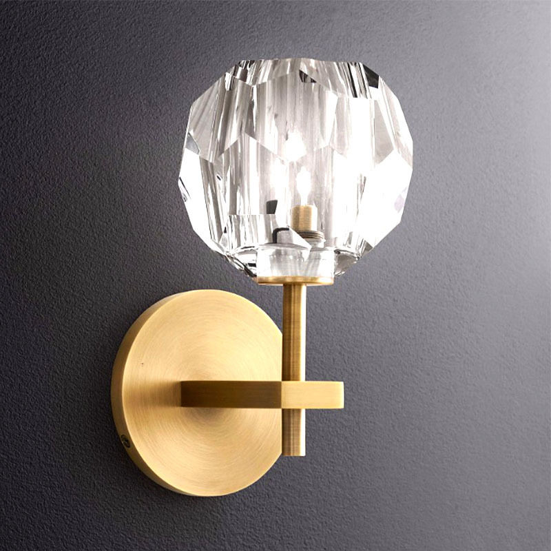 后现代水晶壁灯客厅卧室床头灯吧台咖啡店过道灯走廊酒店工程灯具,农用物资,苗木固定器/支撑器,淘宝优惠券,粉丝福利购,淘宝优惠卷