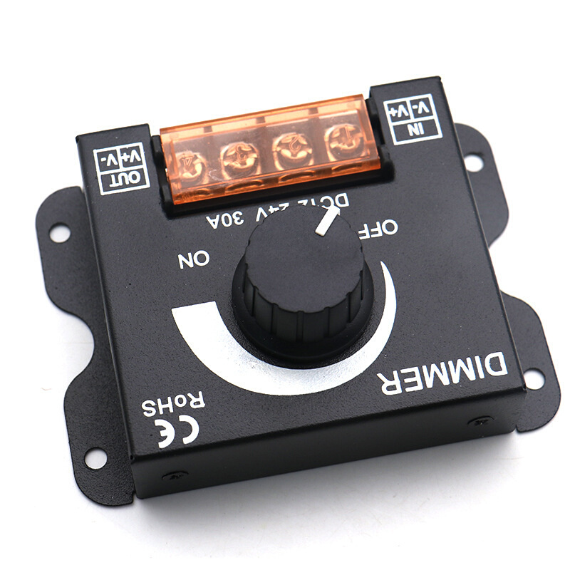 led调光器 软硬灯条灯带调光器亮度调节器 DIMMER 旋钮12V/24VX20