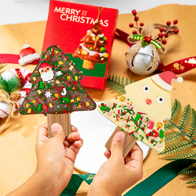 圣诞节巧克力礼盒纯可可脂