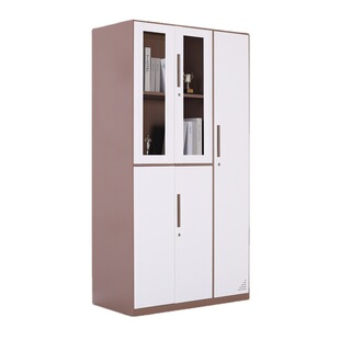 套色文件柜拆装钢制文件柜加厚铁皮柜财务办公室资料柜厂家直销