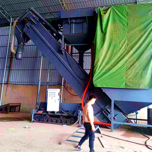 火车站粉煤灰卸车机 集装箱卸车机卸灰机瓦斗输送无尘输灰机厂家