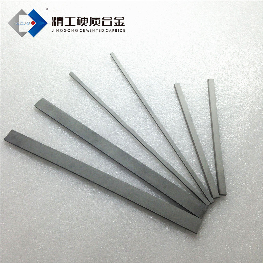 厂家直供 YG8硬质合金滚刀长条清扫器用长条钨钢裁纸刀长条刮刀片