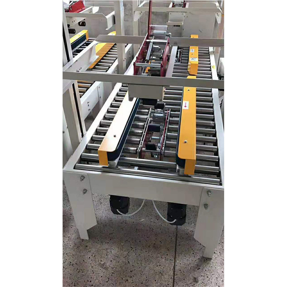 小型胶带封箱机 台式硬纸箱打包设备 一字型电商快递包裹封箱机