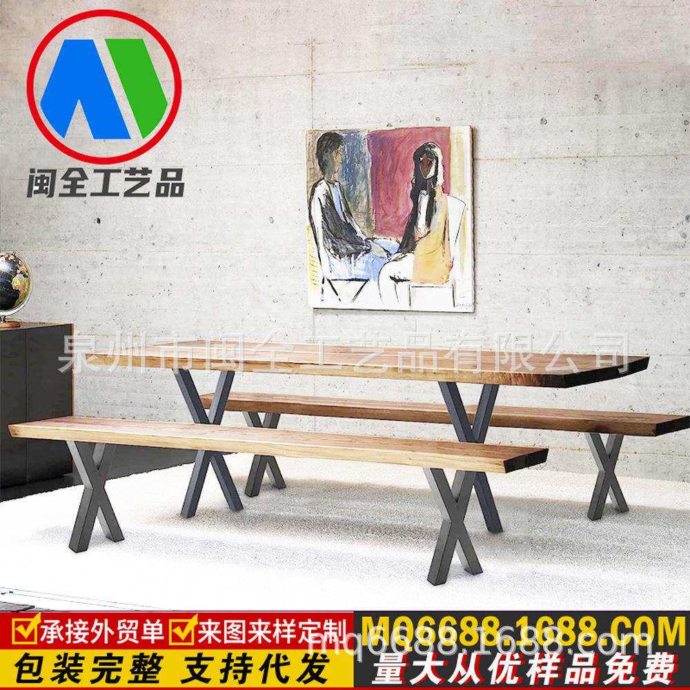 实木桌子桌腿桌架简易桌脚搁板架创意桌支架搁板架电脑桌架墙壁架