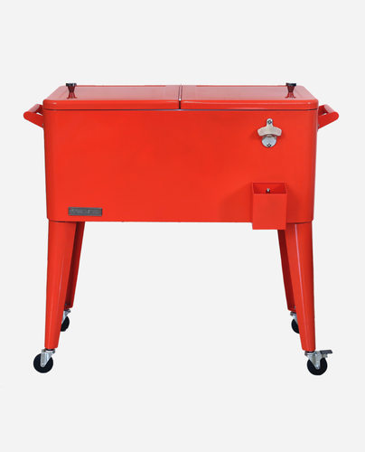 厂家热销80QT COOLER 保温箱 食品冷藏保温箱 可定牌推车款保温箱