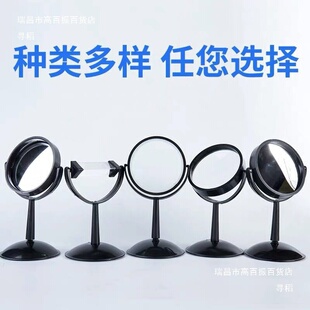 大号光学五件套装凹透镜凸透镜三棱镜凹面镜凸面镜带支架