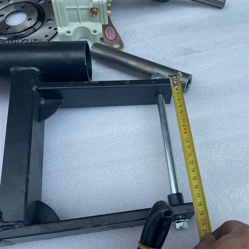 改装四轮三轮摩托车卡丁车沙滩车E轴传动带差速器双碟刹器后桥