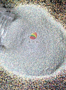 炫彩镭射银金葱粉六角美甲波波球工艺品硅藻泥滴胶peXt金葱粉闪粉