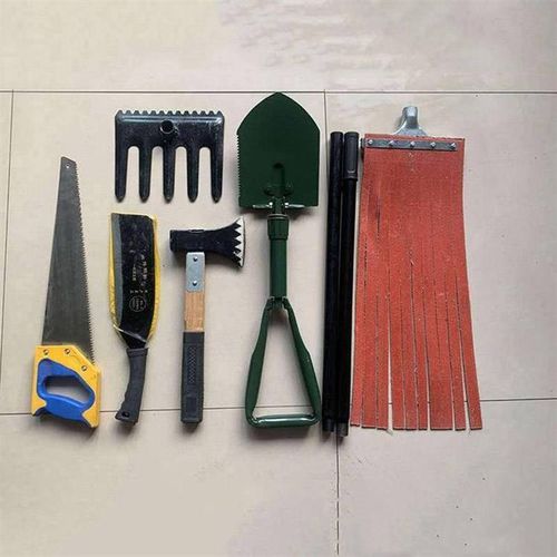 森防应急救援器材多用途扑火工具包森林消防S组合工具八件套
