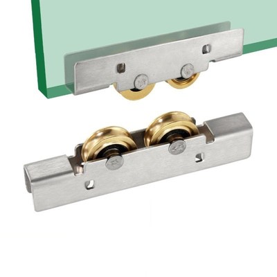 10mm Frameless Balcony Sliding Glass DoorM Plastic Steel Win