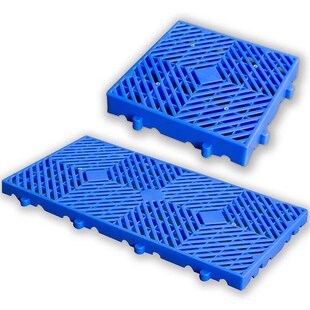 金固牢KS 242塑料拼接防潮垫y仓库物流地垫网格托盘蓝色防潮板100