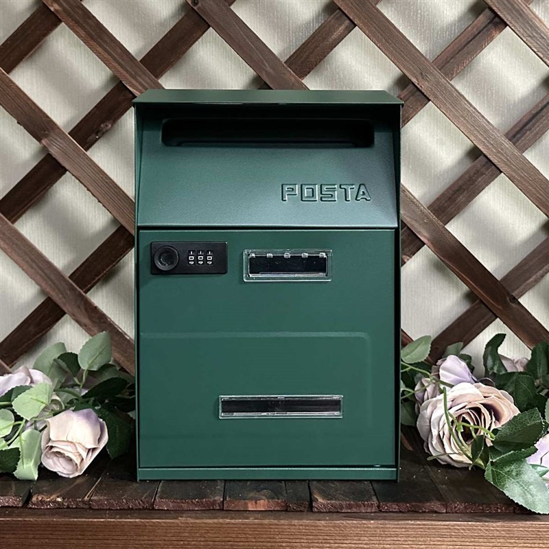 密码锁信箱装饰美式港式邮箱别墅信报箱室外防Z雨水意见箱