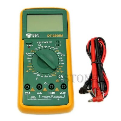 DT9205M Digital Voltmetter Multimeter Ohmmeter Ammeter Capac