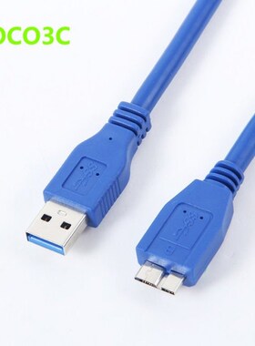 Free Shipping 1.5M USB 3.0 A MalDe To Micro B Male Data Cabl