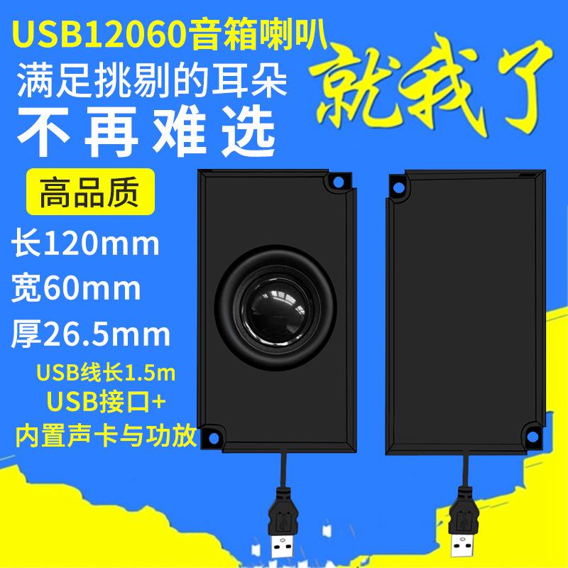 精歌源USB12060腔体小音响按摩椅数码电脑语音全频功放喇叭扬声器