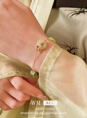 新中式银杏叶串珠手链国潮百搭