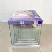 金四合超白玻璃鱼缸长方形直角水族箱晶一套W缸可随意尺 厂家