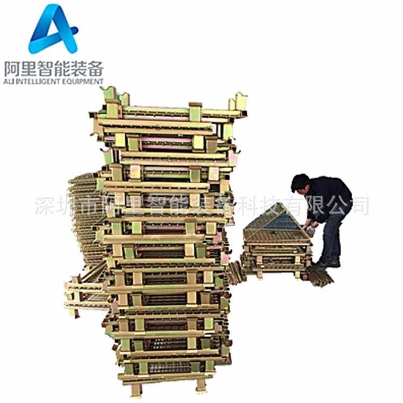 出口彩锌折叠式仓储笼金属储物笼周D转箱仓库铁笼厂家500台起订,清洗/食品/商业设备,旋转炉,淘宝优惠券,粉丝福利购,淘宝优惠卷