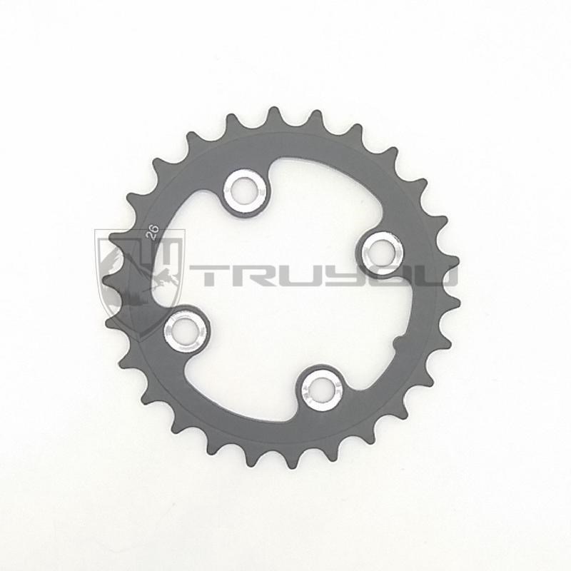 抖音TRbUYOU山地车全铝牙盘104BCD 46T 36T 64BCD 26T三盘齿盘