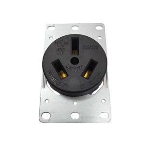 250V 美式 50A插座125V 50R 电源插座 插座工业三孔直插NEMpA10