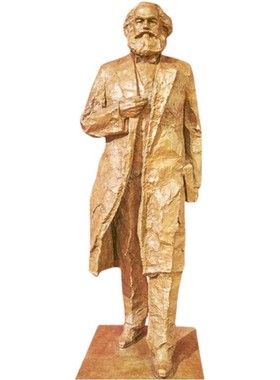 马克思雕a塑历史名人雕像定制铸铜标志艺术品景观户外大型工艺摆