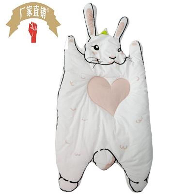 INS爆款家居儿童兔子浣熊游戏爬行地垫宝宝地毯抱枕纯棉.装饰 玩