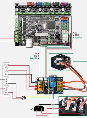 极速For MKS PWC V3.0 Shuttdown Module After Printing 3D Prin