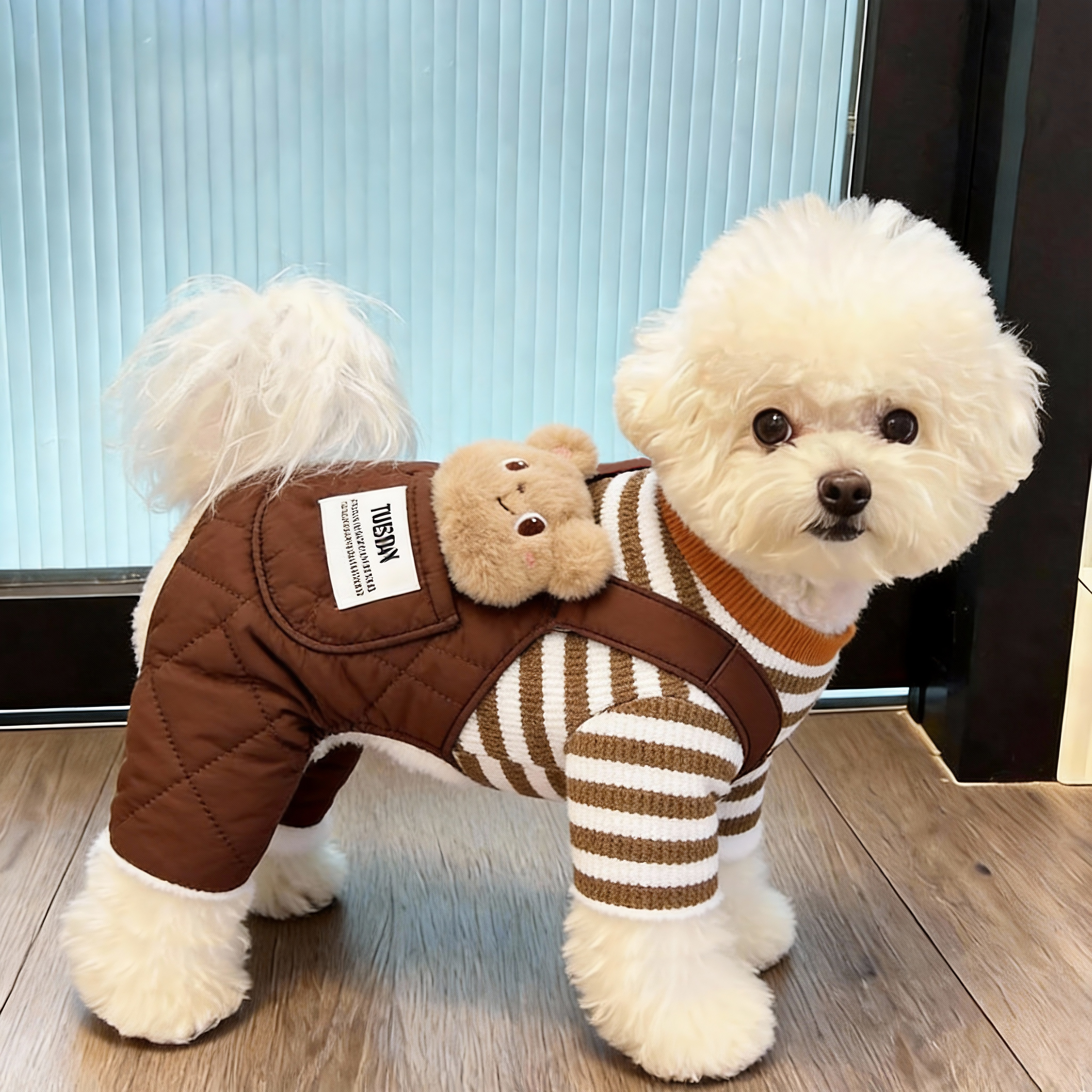 狗狗衣服冬季保暖加绒加厚四脚衣泰迪比熊雪纳瑞中小型犬宠物猫咪,宠物/宠物食品及用品,狗宠物服装/雨衣,淘宝优惠券,粉丝福利购,淘宝优惠卷