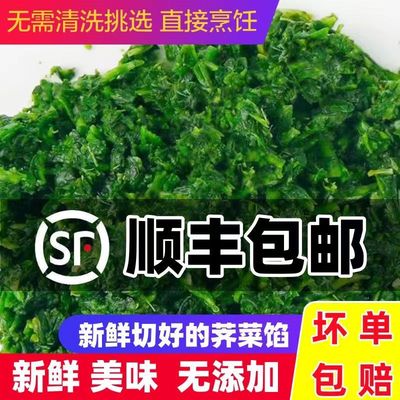速冻野荠菜切碎冷冻新鲜荠菜馅馄饨饺子馅春卷拌料蔬菜商用