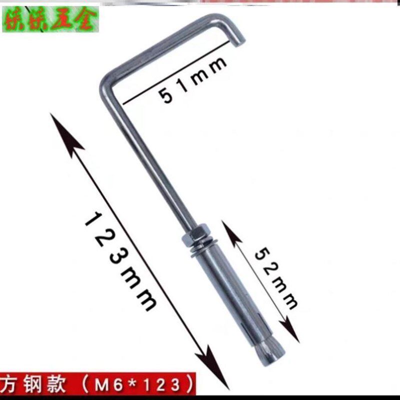 不绣钢挂勾墙上带圆环圈膨胀螺丝顶钩灯笼专用挂钩吊床钩子多功能